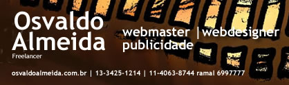 Osvaldo Almeida Freelancer - Webmaster, webdesigner, publicidade